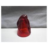 Vintage Red Bottom's Up Shot Glass