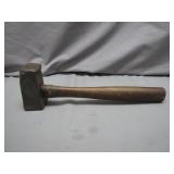 Handcrafted Blacksmith Hammer with Wooden Handle
