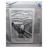 Edvard Munch Print From Epstein Exhibit