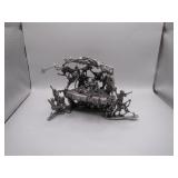 1987 'Throne of Bones' Pewter Statue