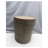 Vintage Primitive Lard Bucket with Lid
