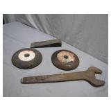Rusted Industrial Tool Components