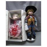 Hamilton Collection Boy and Girl Dolls Set