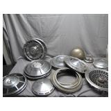 Vintage Hubcaps and Wheel Rings