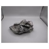 Heavy Frog Figurine w/ Metallic Finish