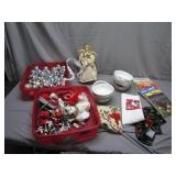 Holiday Decor, Books, and Kitchenware Lot