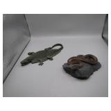 Animal Figures: Crocodile and Tree Boa
