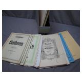 Music Scores in Box File