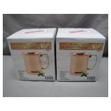 Two 17-Oz Moscow Mule Mugs