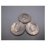 1980-P, 1988-P & 1989-P Kennedy Half Dollars