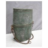 Early 20th Century Metal Coal Scuttle Bucket