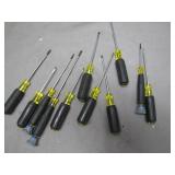 12 Screwdrivers with Mixed Tips