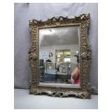Baroque-Style Ornate Framed Wall Mirror