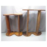 Wooden Saddle-Shaped Display Stands