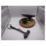 Unique Blacksmith Set Desk Piece Decor