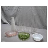 Glass and Milk Glass Lot