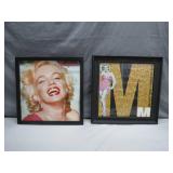 Marilyn Monroe Framed Art Pieces