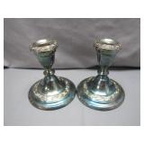 Vintage Pair of Gorham Candlesticks