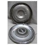 1960s Oldsmobile Hubcaps, Set of Two
