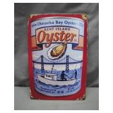 Kent Island Oyster Metal Advertising Sign