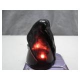 Dark Cranberry Glass Bottom's Up Shot Glass