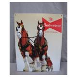 Budweiser Clydesdales Advertising Sign