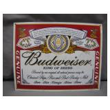 Budweiser King of Beers Metal Sign