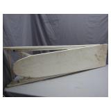Vintage White Wooden Ironing Board