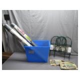 Gardening Supplies Lot with Fencing and Brackets