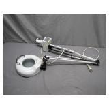 Adjustable Magnifying Desk Lamp with Clamp