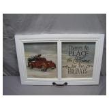 Decorative Framed Holiday Artwork