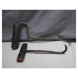 2 Primitive Meat Hooks