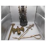 Eclectic Brass Lot of Collectibles