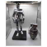 Knight and Grenade Table Lighters
