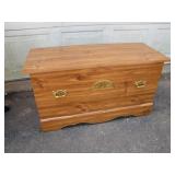 Cedar Chest With Brass Accents