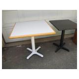 Square Pedestal Cafe Tables
