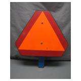 Reflective Slow-Moving Vehicle Sign