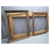 3 Wooden Frames with Unique Shapes