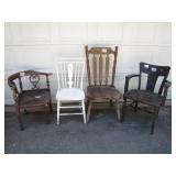 4 Wooden Chairs