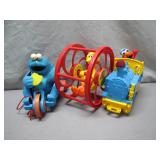Tyco Sesame Street Pull Toys Collection