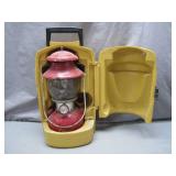 Coleman Lantern With Yellow Carrying Case