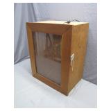 Wooden Display Box With Built-In Light
