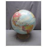 Mid-20th Century World Globe