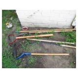 Gardening Tools with Wooden Handles