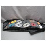 Portable CD Case With Collection of Discs