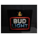 Illuminated Bud Light Neon Sign