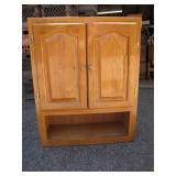 Wooden Cabinet With Shelves and Storage