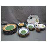 Colorful Stoneware Dinnerware Collection