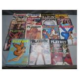 (15) 1976-77 Playboy Magazines