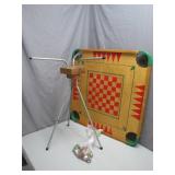 Carrom Board with Accessories and Stand